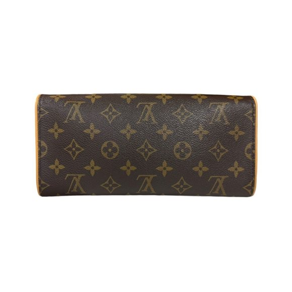 LOUIS VUITTON Pochette Twin GM Monogram Shoulder Bag Canvas M51852 Brown ⭐ - Picture 3 of 9